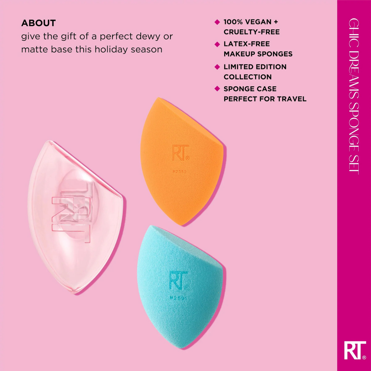Bộ 2 Miếng Mút Trang Điểm RT Real Techniques Chic Dreams 0106